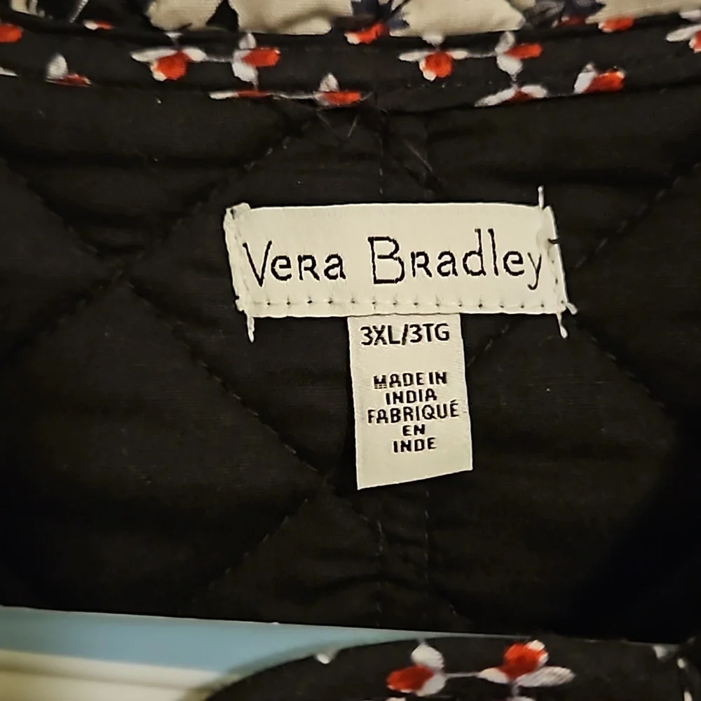 VERA BRADLEY Quilted button down shacket jacket sz 3XL - Picture 2 of 6